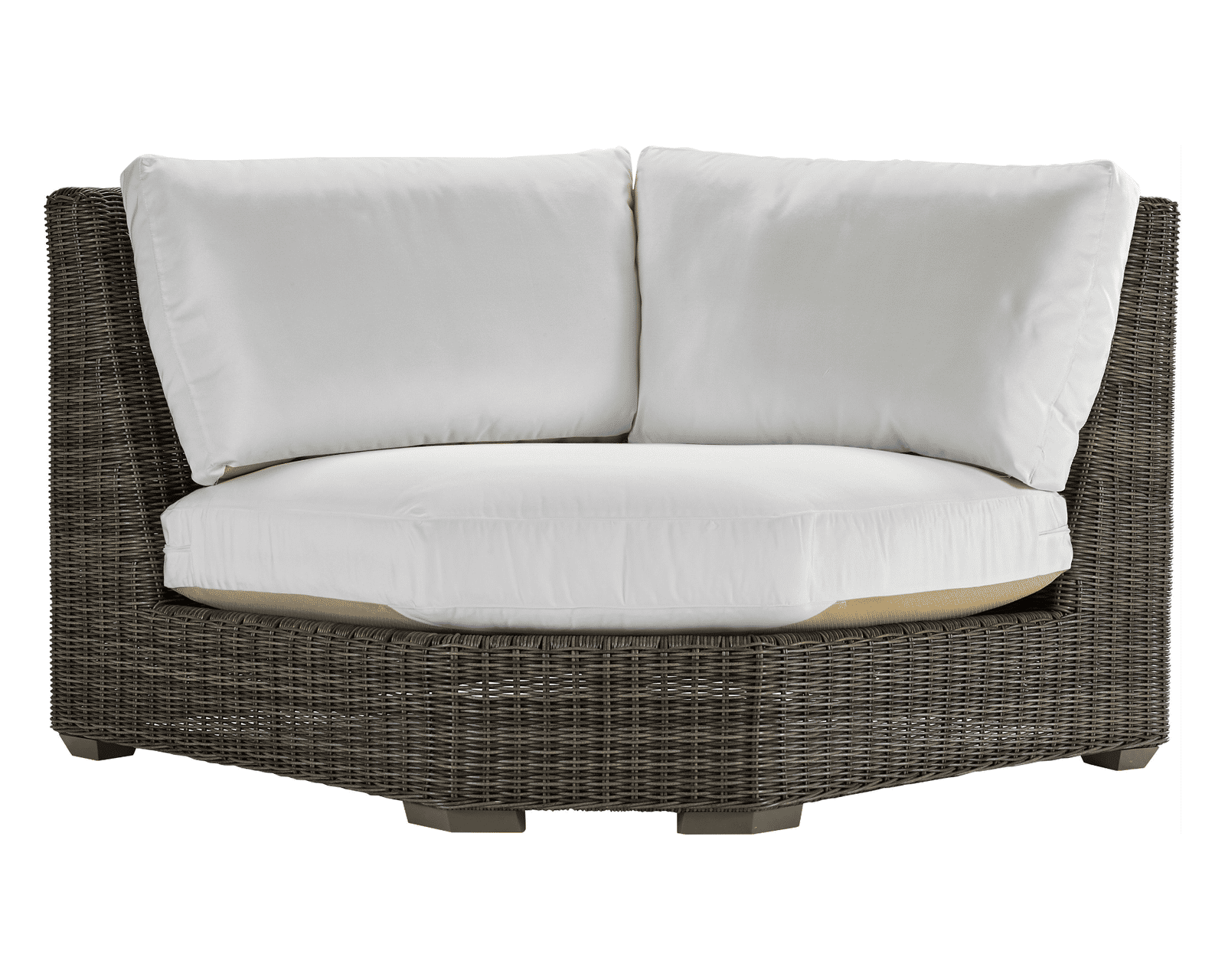 Oasis Outdoor Five Piece Sectional (Made to order fabrics) - Oasis Corner Wedge