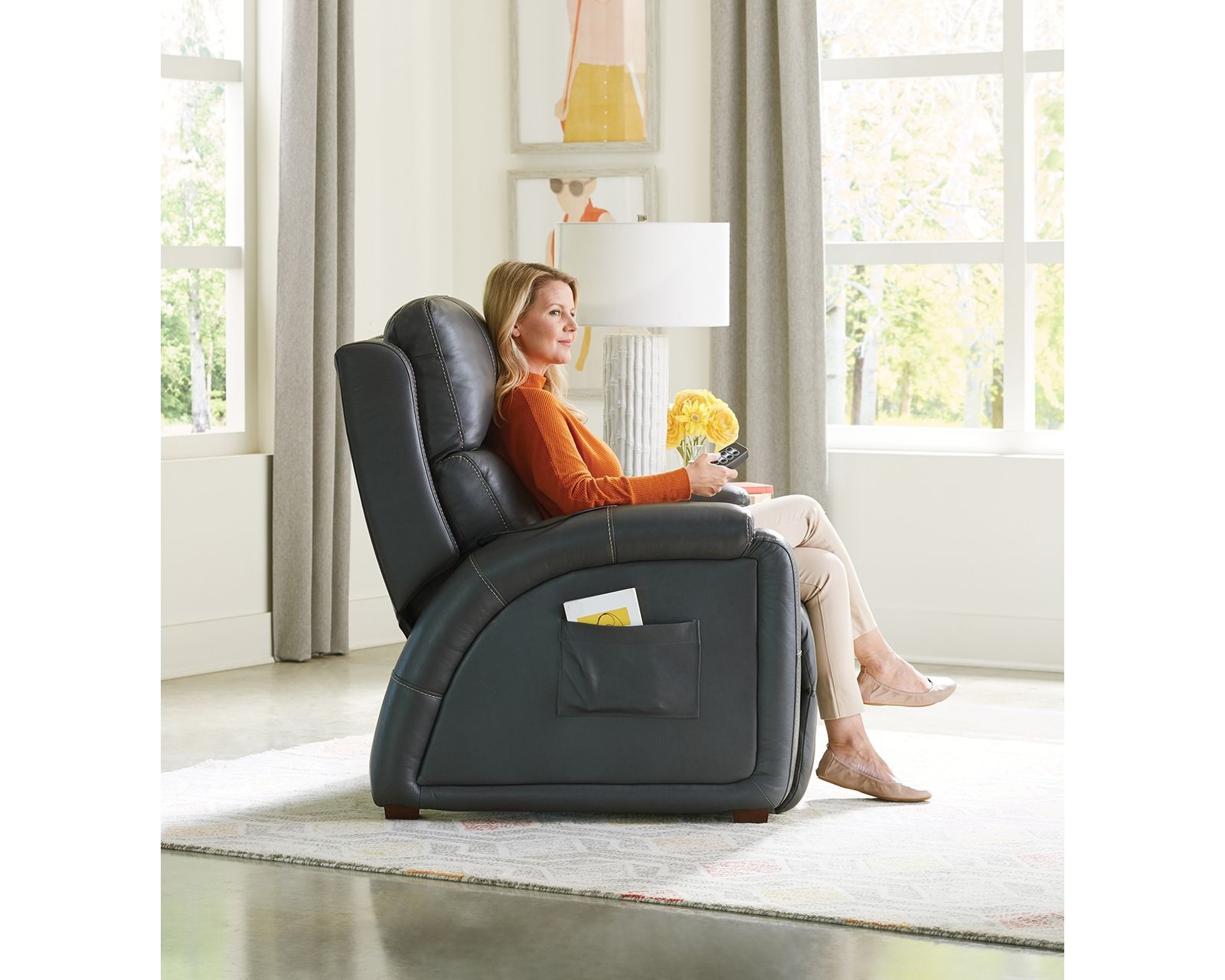 Reliever Power Headrest Power Lay-Flat Recliner Advanced Wellness Comfort with Deep-Tissue Massage, Heat, Power Lumbar & Zero Gravity Relaxation (2 colors) - The Recliner That Takes Relaxation to Another Level.