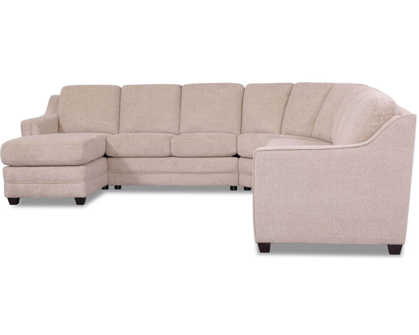 Corissa 77500 Sectional (+50 fabrics) - Layout K: Four Piece Sectional 62" x 120" x 120"