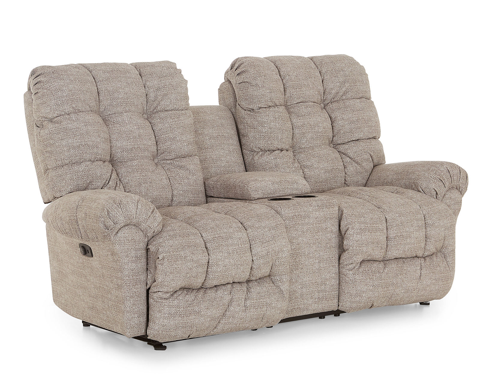 Corey Double Reclining Sofa (+100 fabrics) 90" - Corey Console Reclining Loveseat - Rocking Reclining Console Loveseat Available