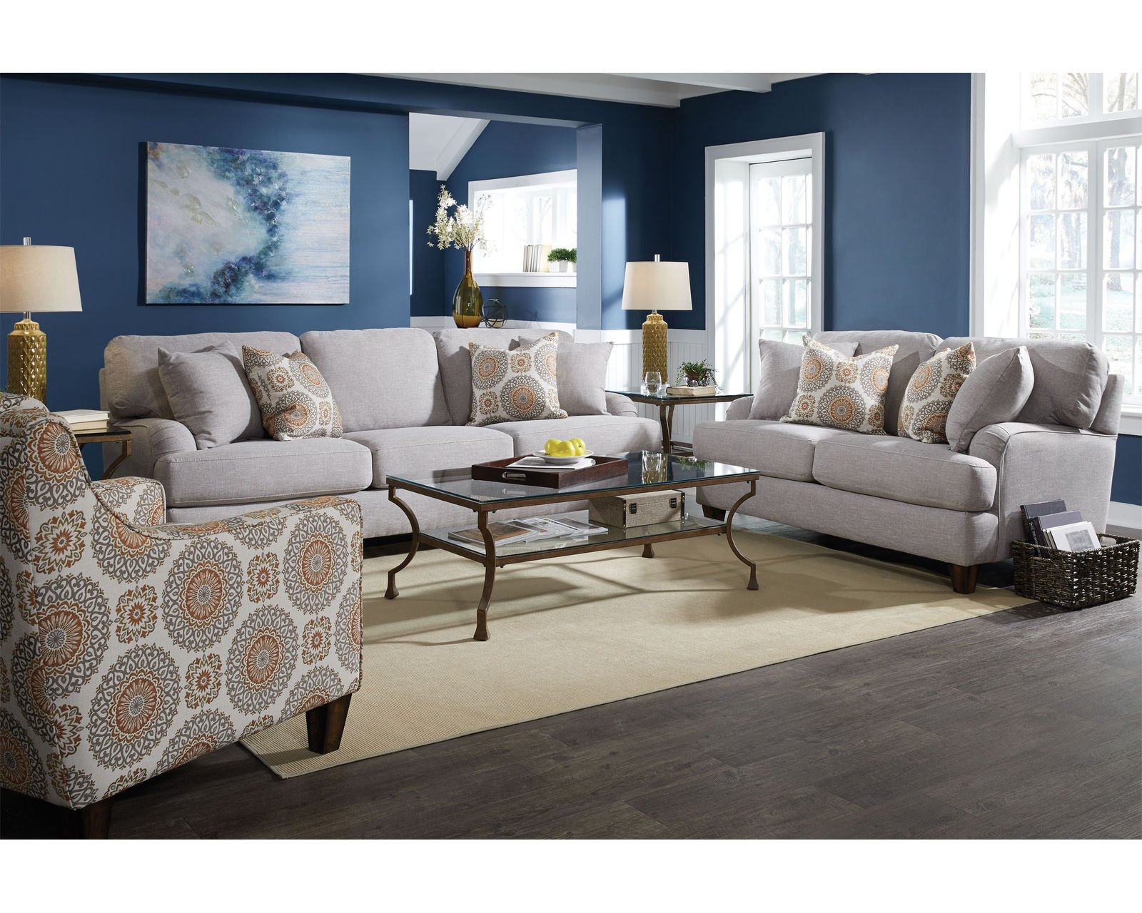 Brianna  886 Sofa (94") Includes Pillows