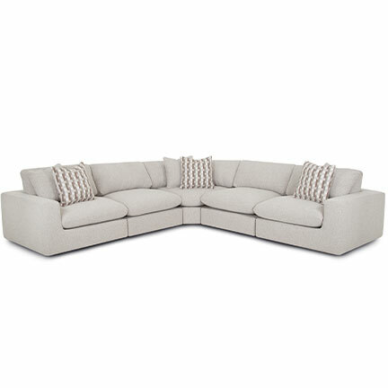 Layout A: Five Piece Sectional 117" x 117"