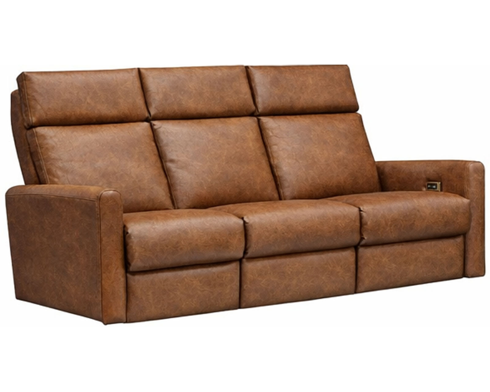 Lillian 73" Reclining Sofa (+140 leathers) - Lillian 73" Reclining Sofa (3 cushions)