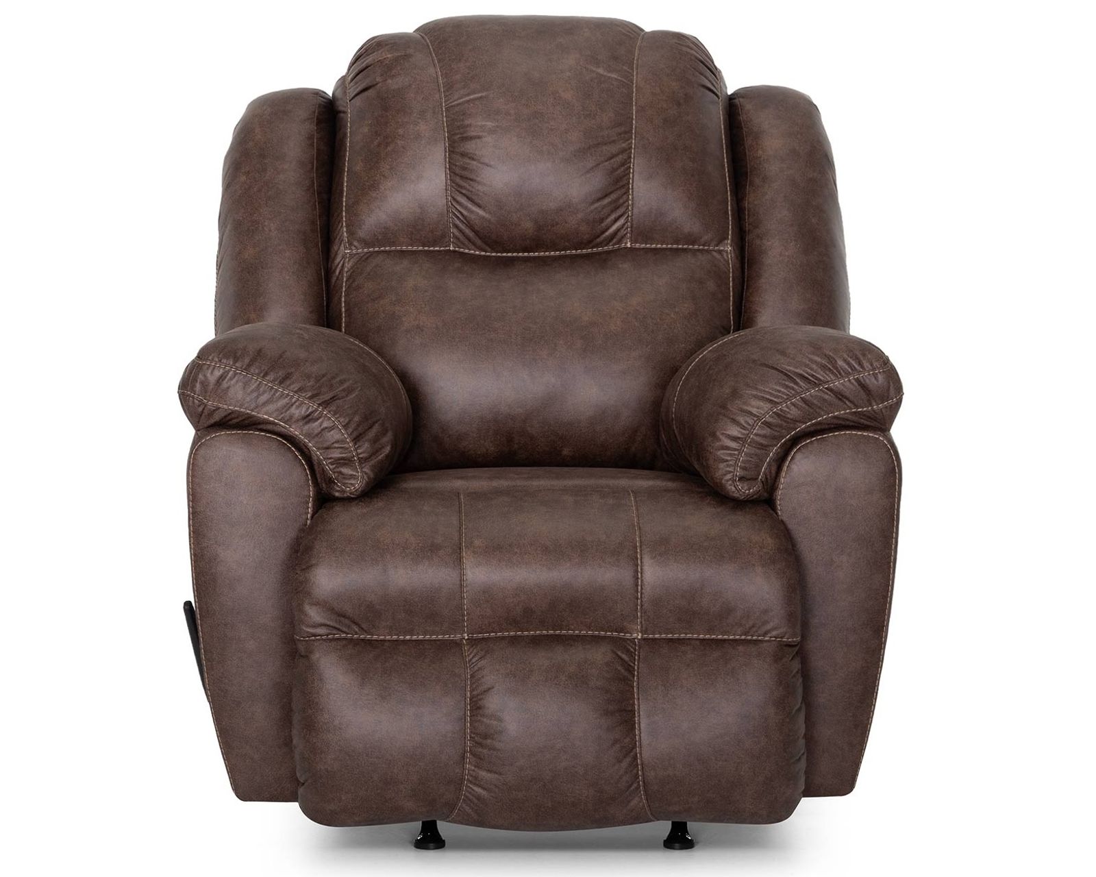 Castello 92" Reclining Sofa Walnut (A Best-Selling Favorite. Plush Comfort with a Distinctive Crowned Design) - Serious Strength. Exceptional Comfort.