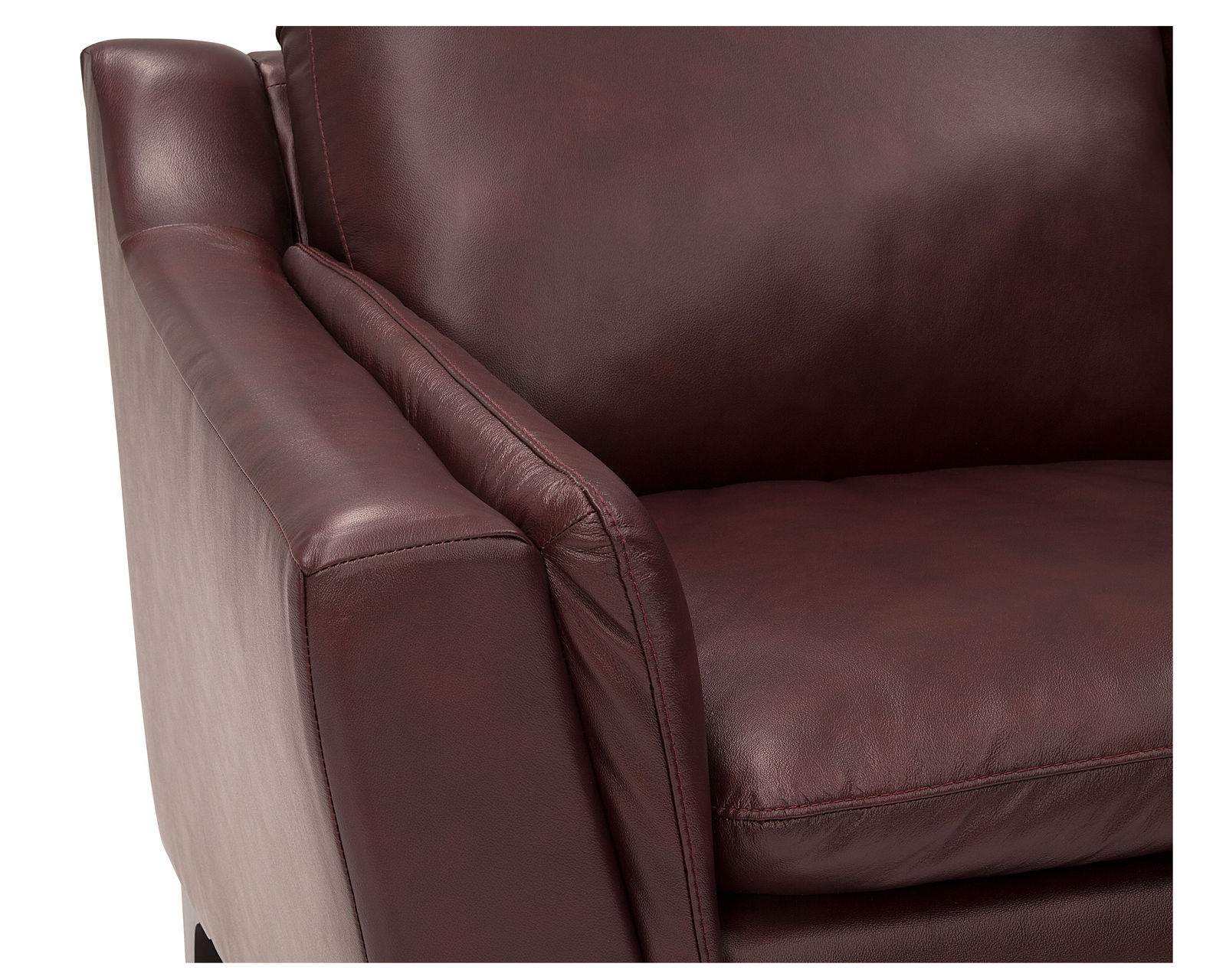 Balmoral 77488 Sectional (100+ Leathers) - Enjoy the comfort of the Inside Arm Pillow