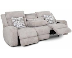 Logan 92" Reclining Sofa with Drop-Down Table &amp; Cupholders (Modern Comfort. Smart Convenience. Available Neori™ Air Massage)