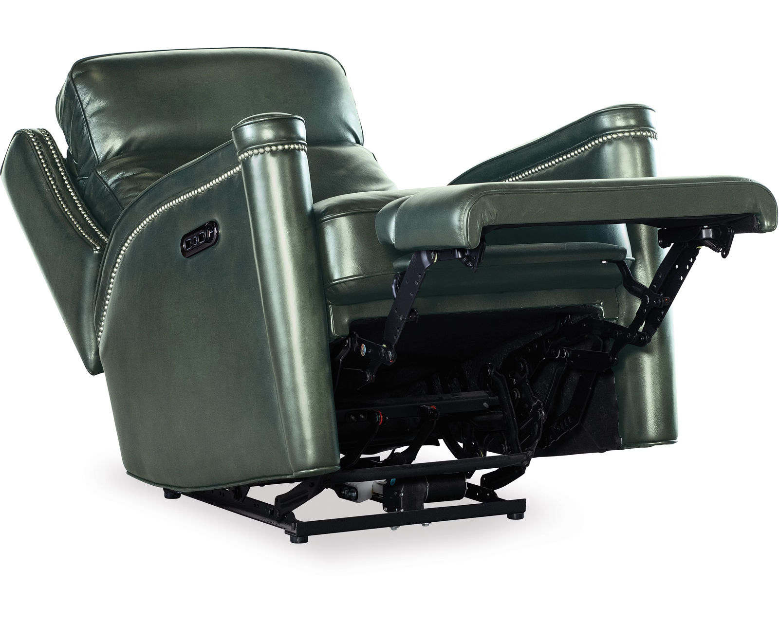 Hamilton Zero Gravity Power Headrest Power Reclining Sofa Green (In stock) - Hamilton Power Recliner with Power Headrest