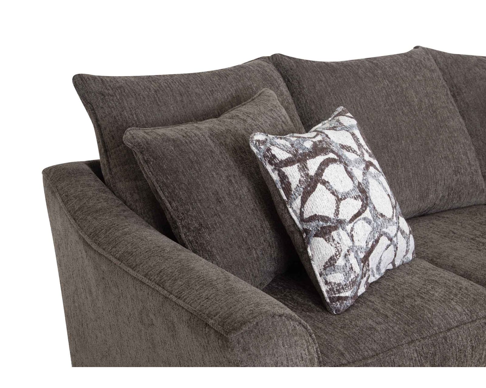 Tiffani 99" Sofa (Sophisticated Simplicity. Spacious Comfort. Effortlessly Livable) - Includes All Decorative Throw Pillows