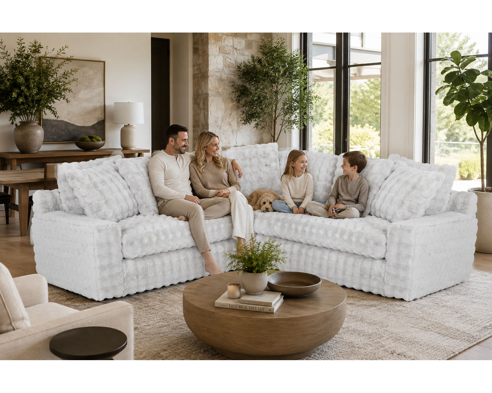 Angel 878 Modular Sectional (A Little Piece of Heaven — Oversized Comfort Made for Serious Lounging) 2 colors - From Furniture to Finishing Touches—Franklin Brings It Together.