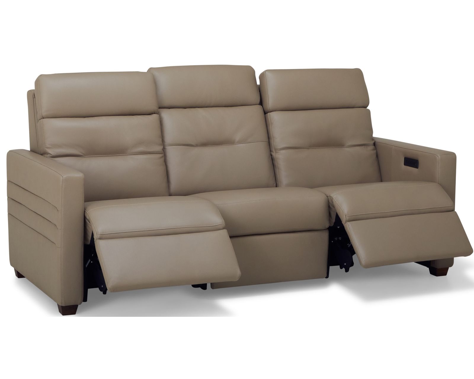 Reece 40109 Triple Power Reclining Sofa (81") +100 leathers