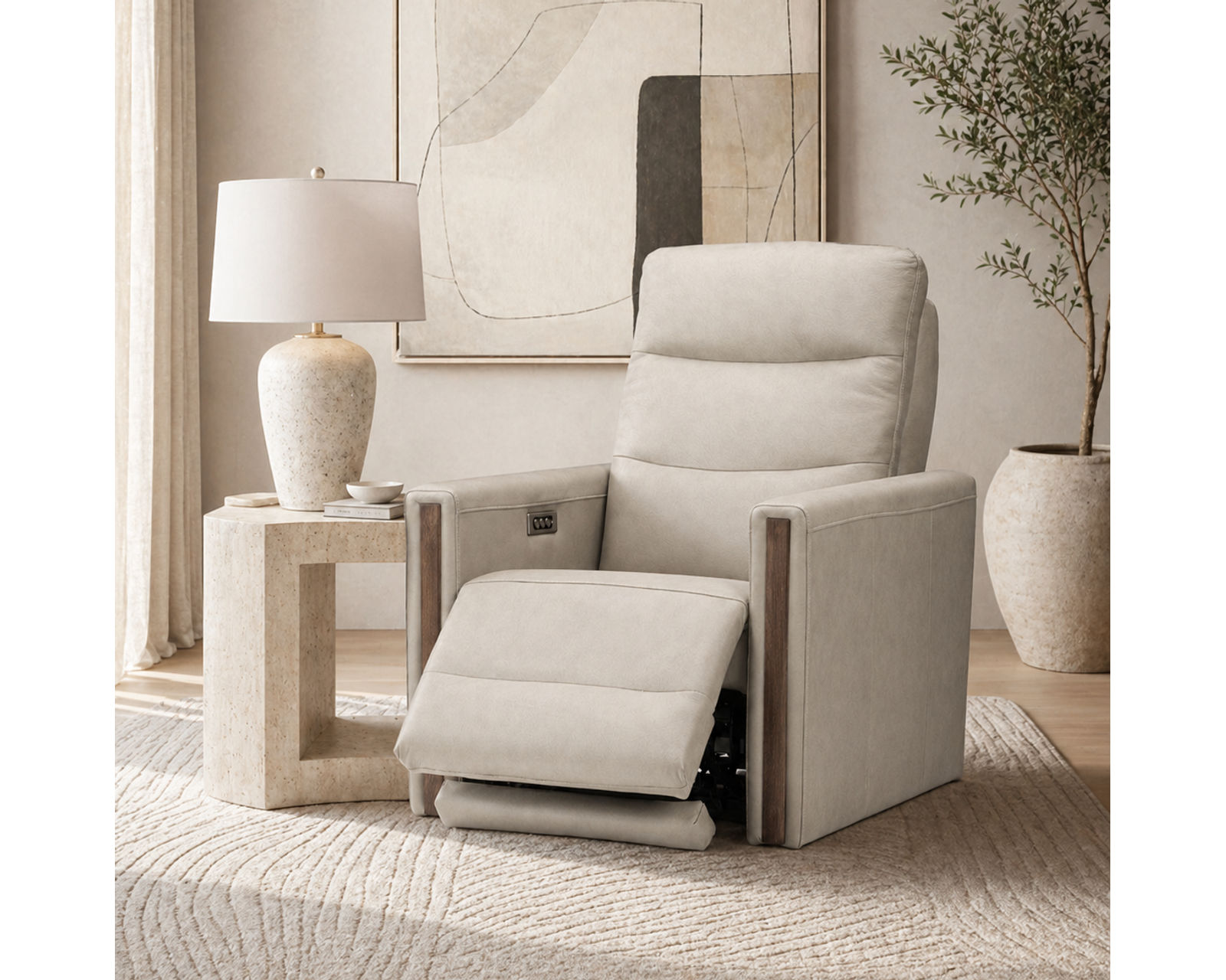 Fatima Dual Power Reclining Sofa — Available in Standard & Wide Cushions, 140+ Leather Options, and 74", 79", or 106" Widths - Crafted to Last. Designed to Impress.