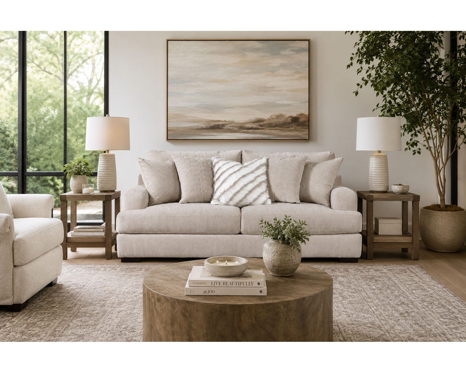 Gabrielle 87" Sofa (includes pillows) - Where Innovation Meets Relaxation.