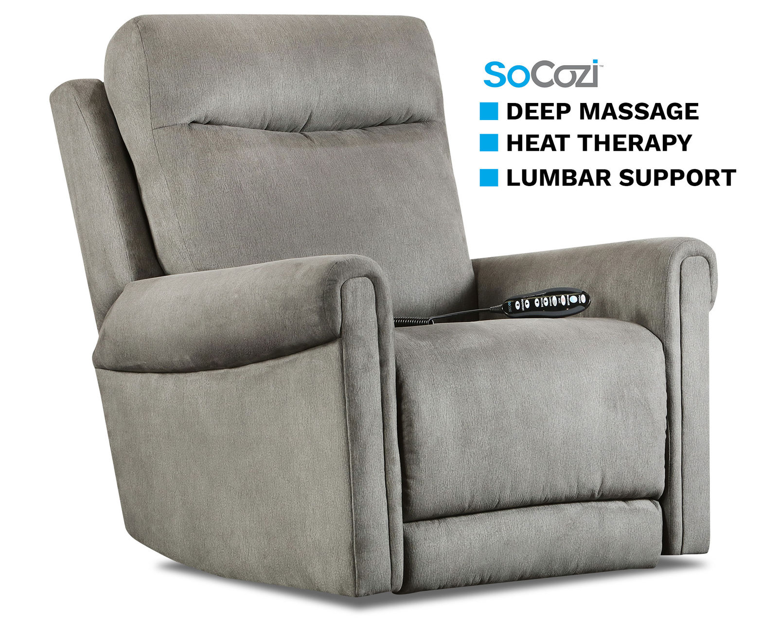 Kelly 1018 Dual Power Recliner with SoCozi™ Heat & Massage (+100 fabrics and leathers)