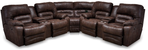 Layout B: Three Piece Reclining Sectional 113.5" x 113.5"