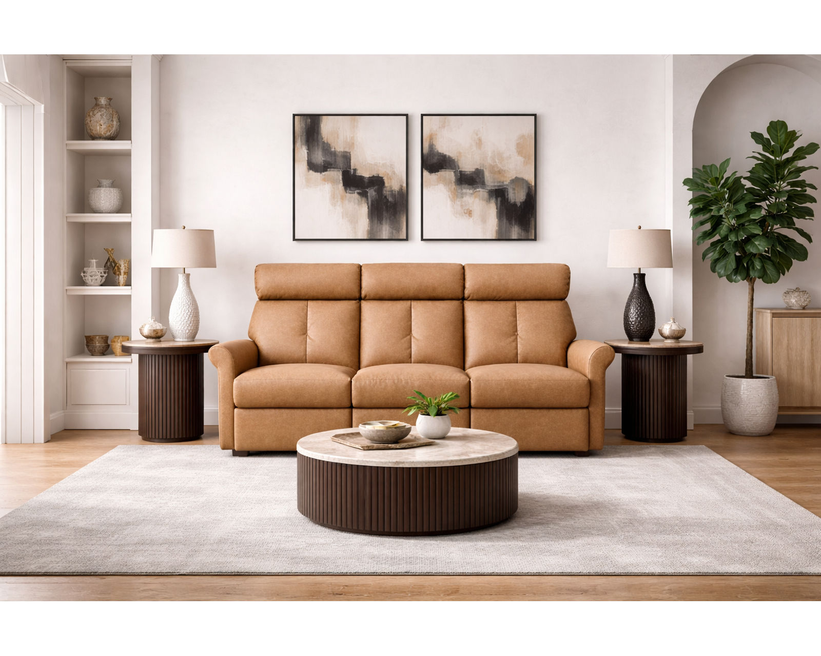 Lisiana 75" Reclining Sofa (+140 leathers) - Designed for Comfort. Built for Life. Priced for You.