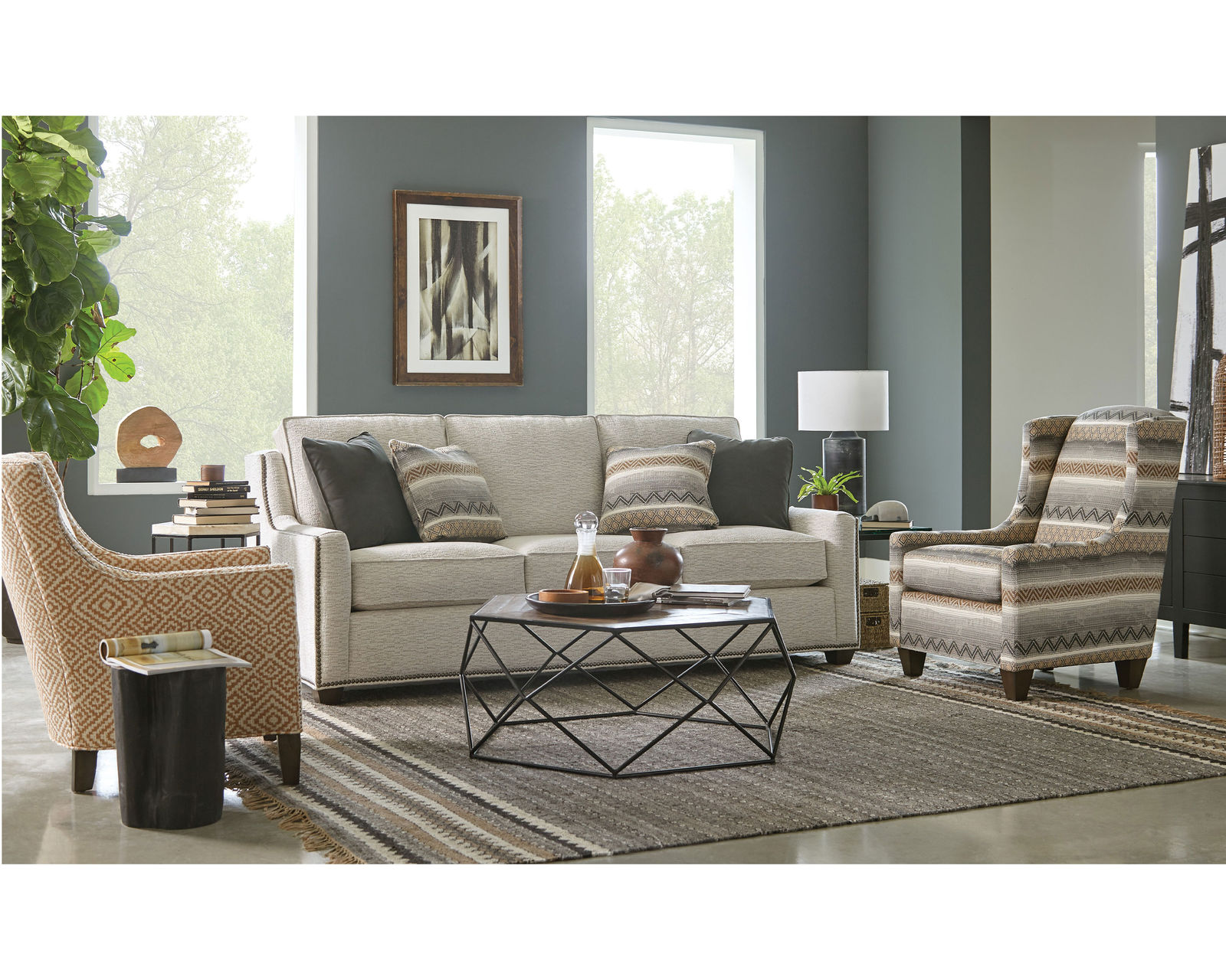 Jenny 93" Sofa (Performance fabrics) 7029 - Buy the sofa or enjoy the entire room