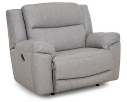 Lancaster 8578 52" Extra-Wide Power Rocker Reclining Chair & A Half (52 Inches of Oversized Comfort. Rock, Recline & Relax) 2 colors