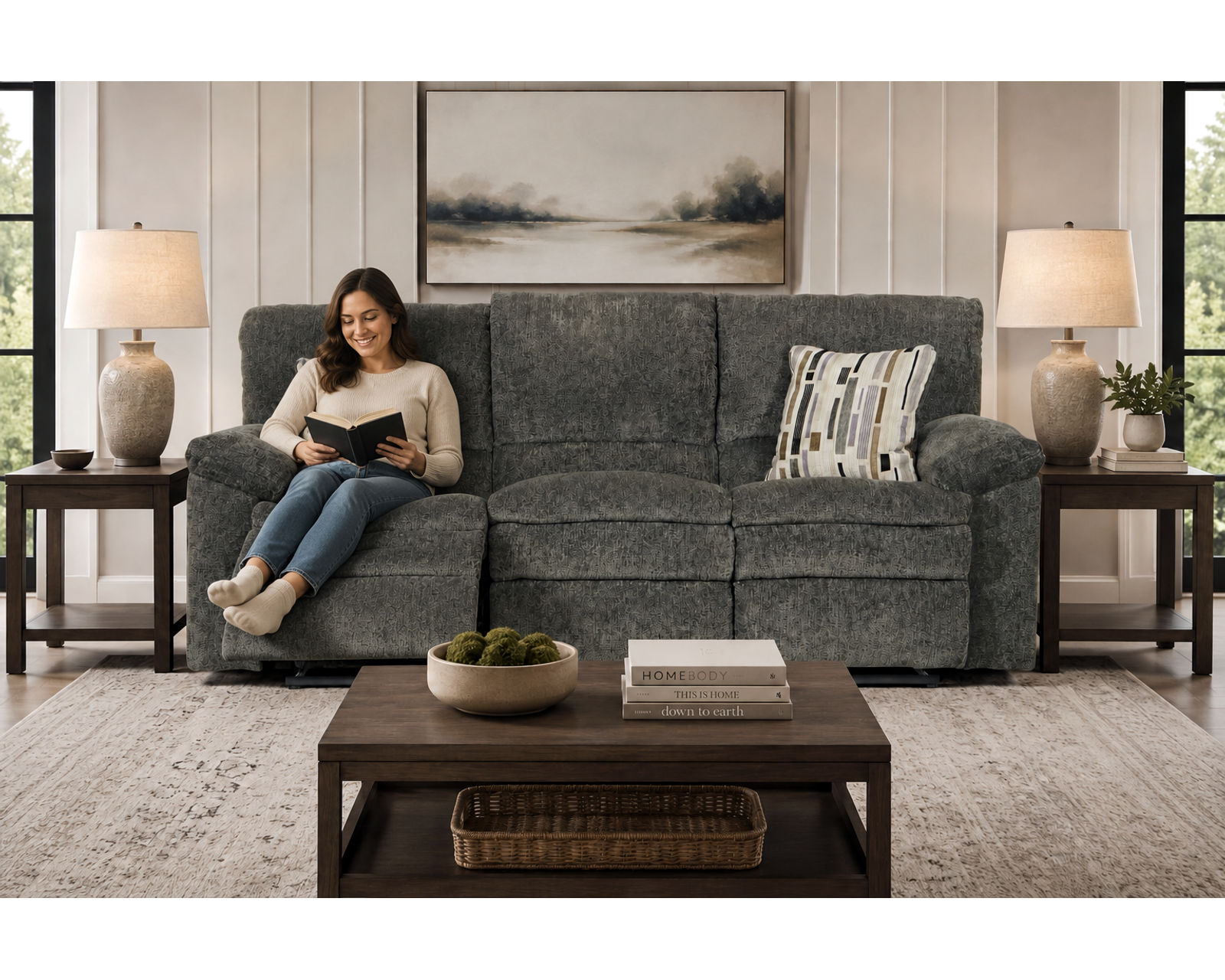 Tosh 85" Double Reclining Sofa