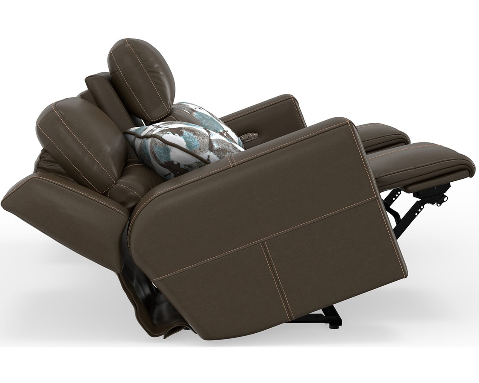 Arezzo 87" Zero Gravity Power Headrest Power Reclining Leather Sofa (Two colors) - Relaxation Without Compromise.