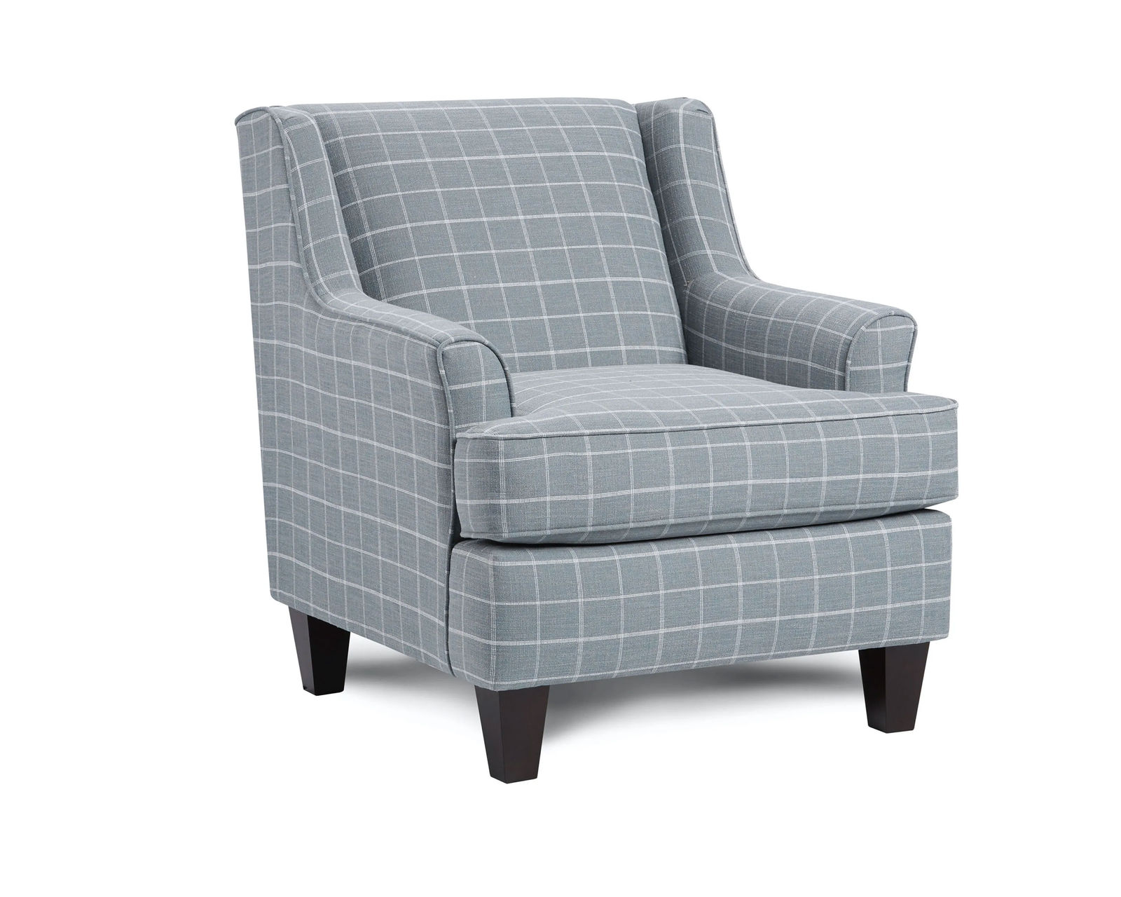 Bates Nickel 93" Sofa (Includes Pillows) - Sterlington Blue Accent Chair