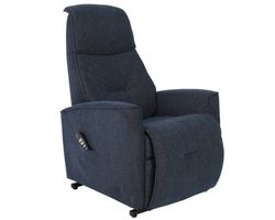 Austin Fabric Power Lift Reclining Chair Indigo (330 lbs.) In stock - fast shipping 