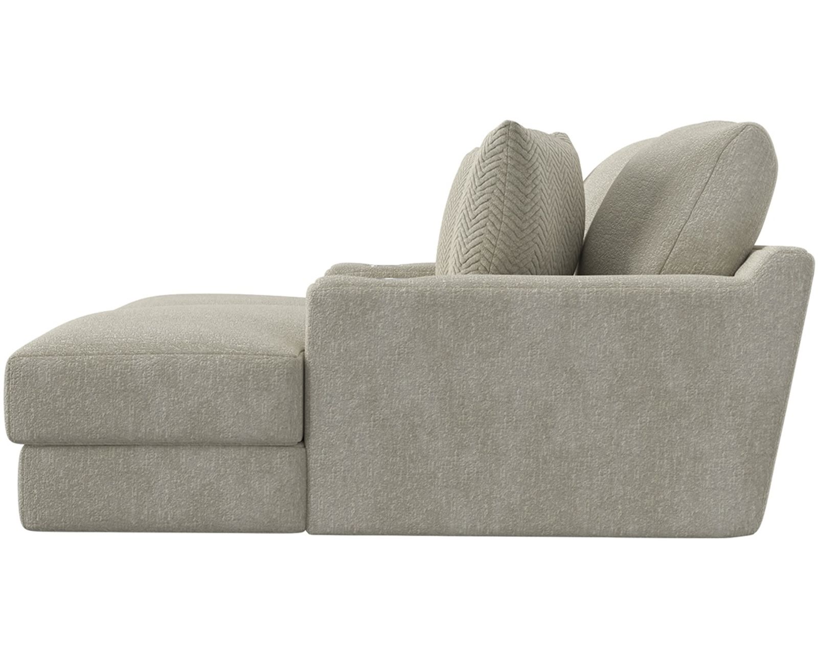 Cozy Double Wide 88" Home Theater Chaise (2 colors) Includes pillows - Built Better. Built for Life.