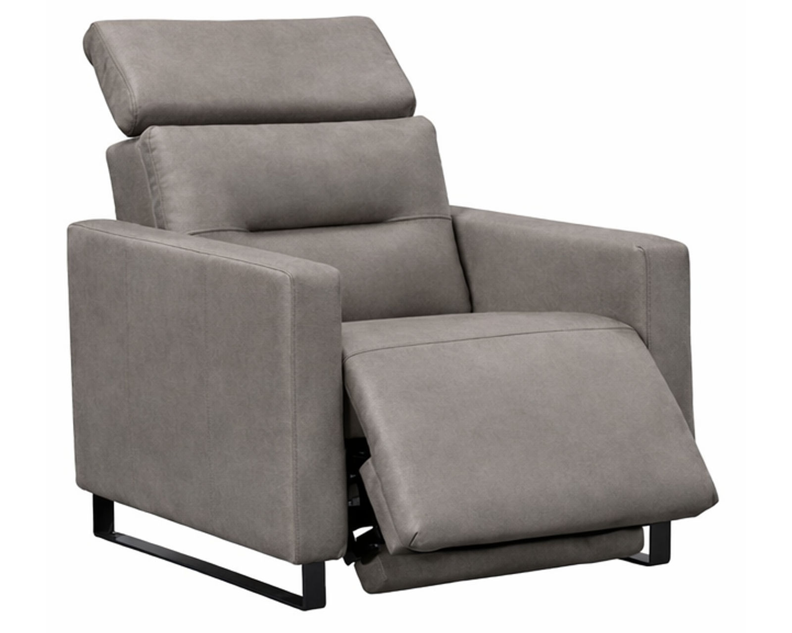 Cleo Dual Power Reclining Sofa — Available in Standard & Wide Cushions, 140+ Leather Options, and 74", 79", or 105" Widths - Cleo Power Headrest Power Recliner