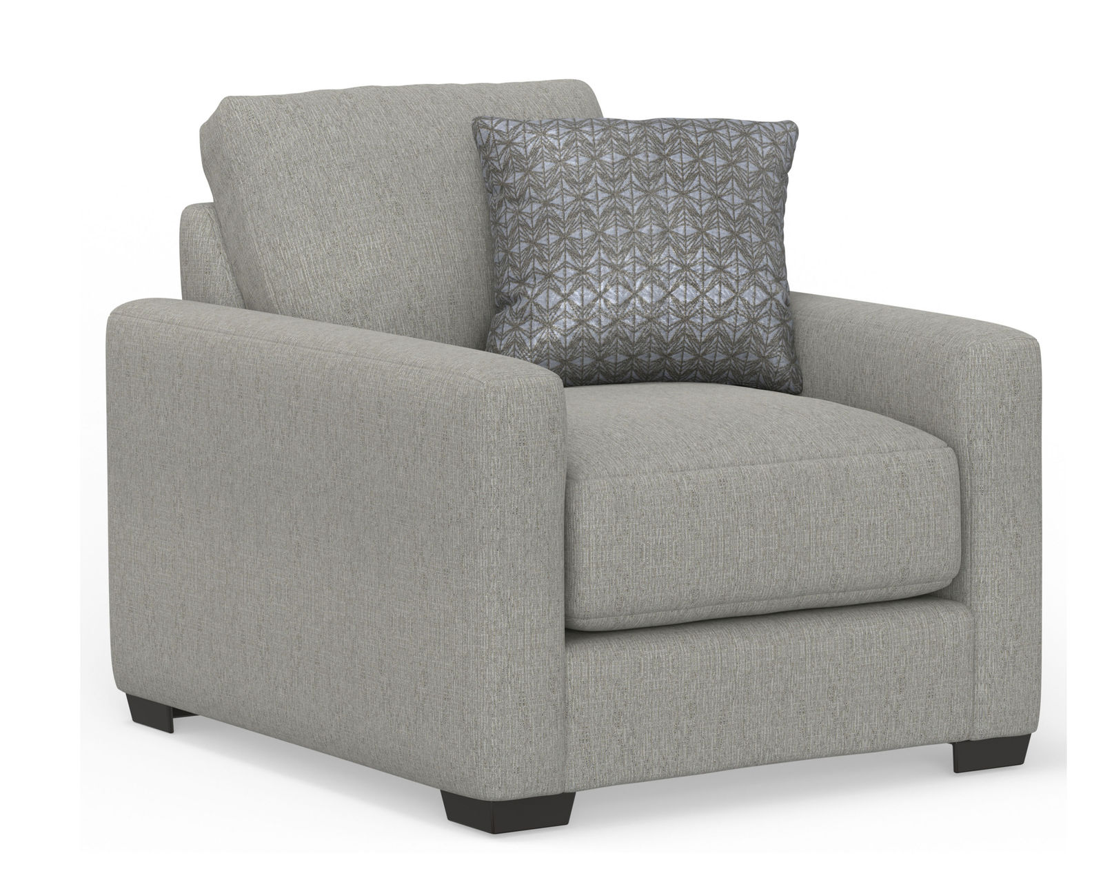 Hyde Park 94" Stationary Sofa (2 colors) includes pillows - Hyde Park Chair in Stone