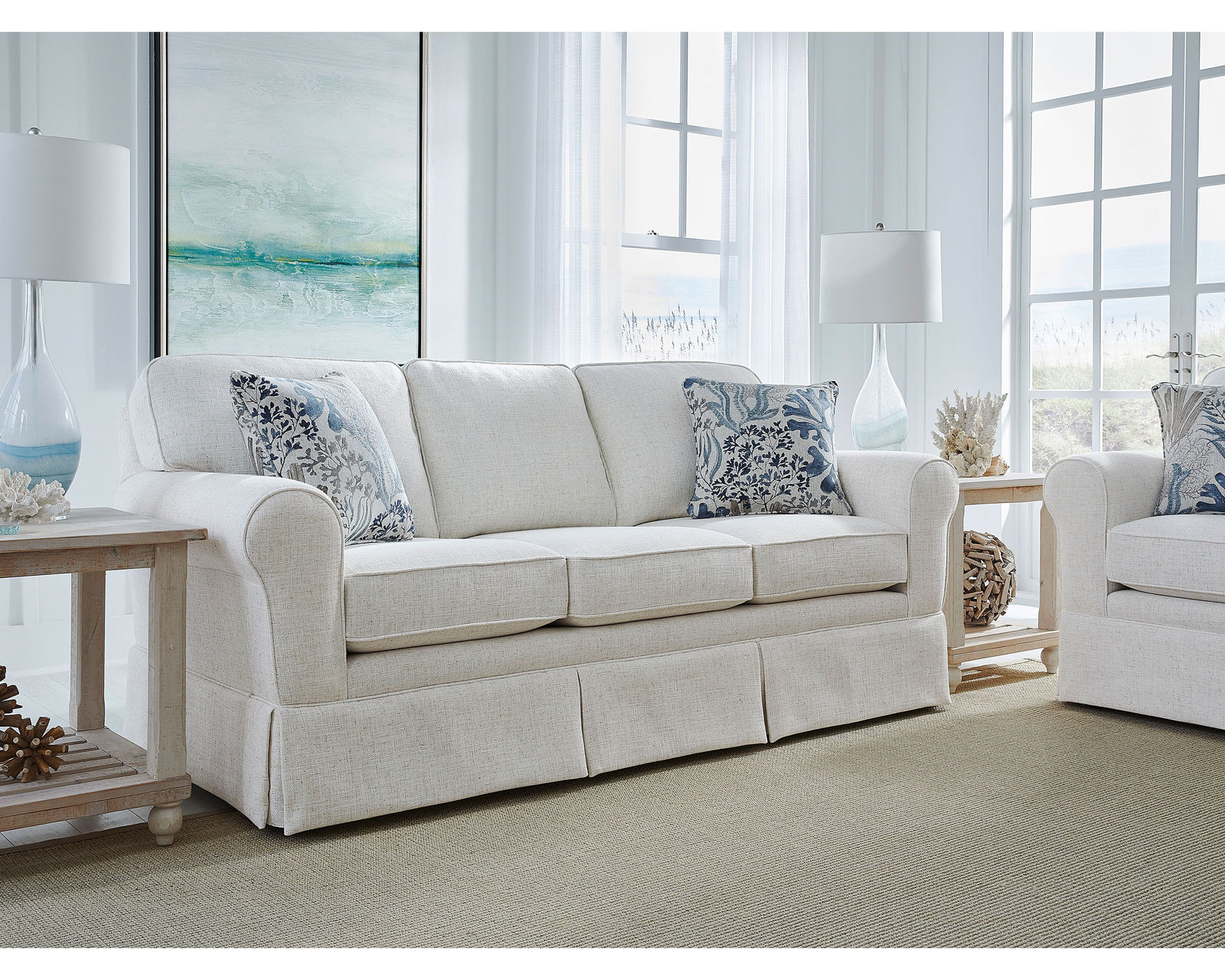 Susanna Stationary Sofa (+139 fabrics) 83" - Over 100 standard and performance fabrics available
