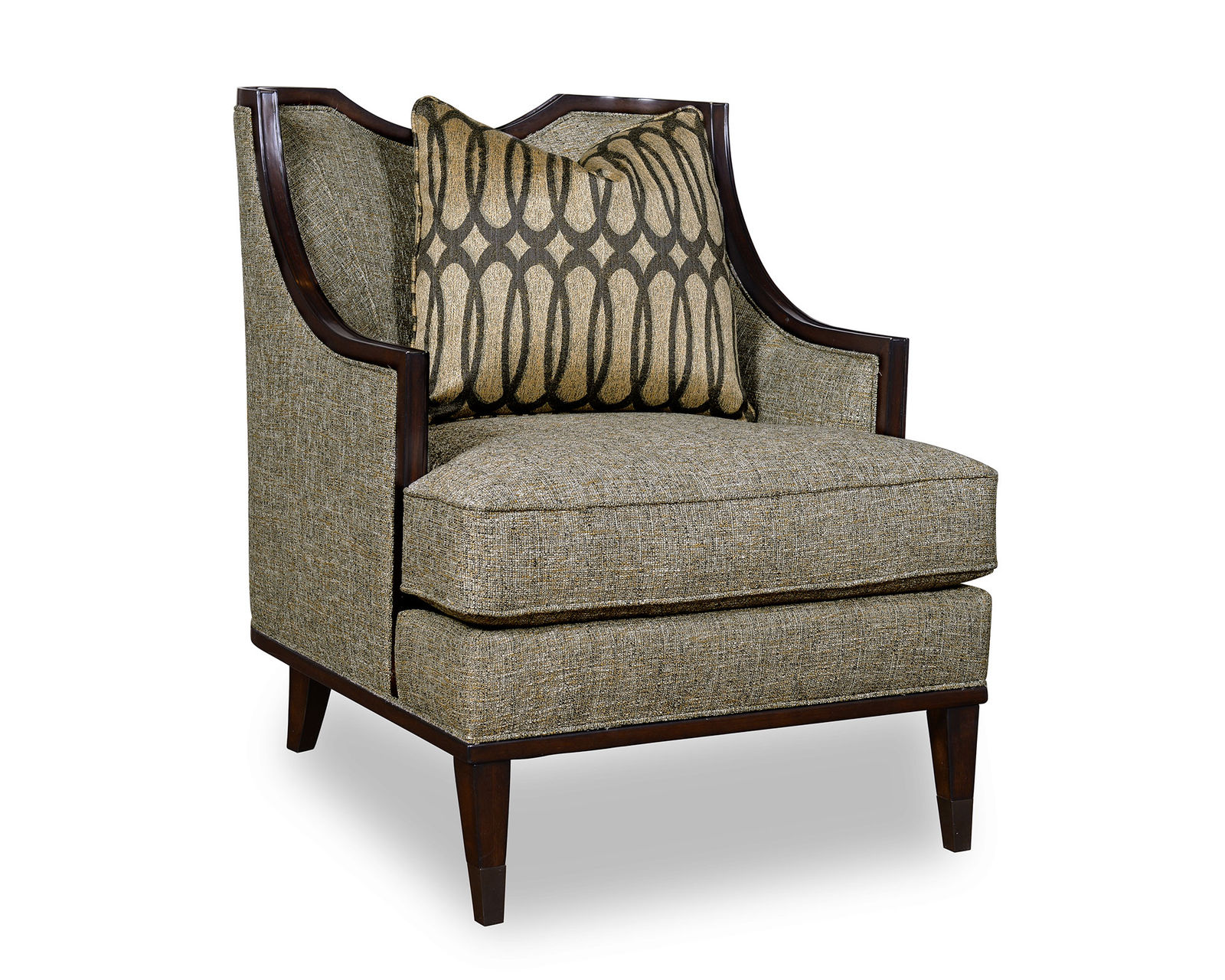 Harper 161 Living Room Collection in Mineral - Matching Half Moon Shaped Chair (C)