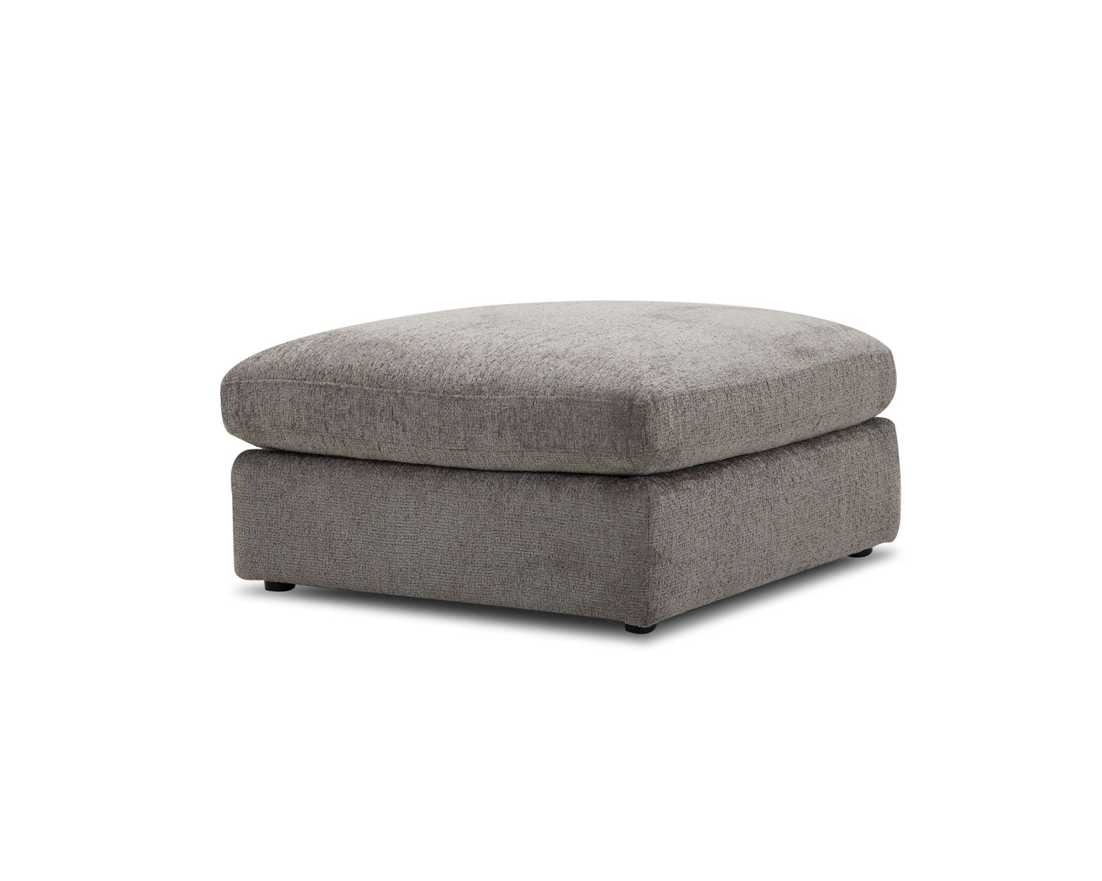 Surrender Stationary Modern Sectional (In stock - Fast shipping) - Surrender 40" Square Ottoman w/ Casters