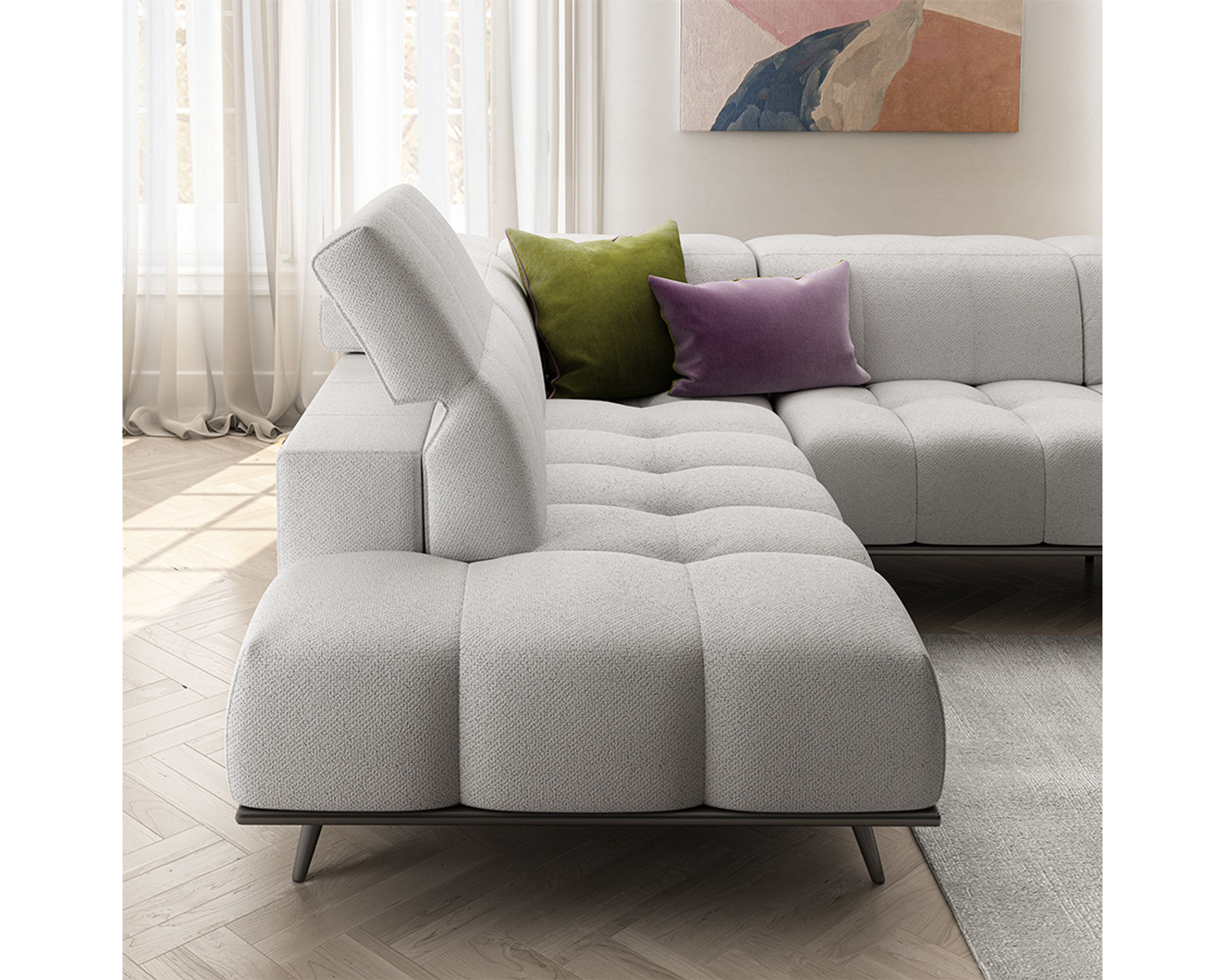 Scacco C293 Stationary Sectional (+45 fabrics)