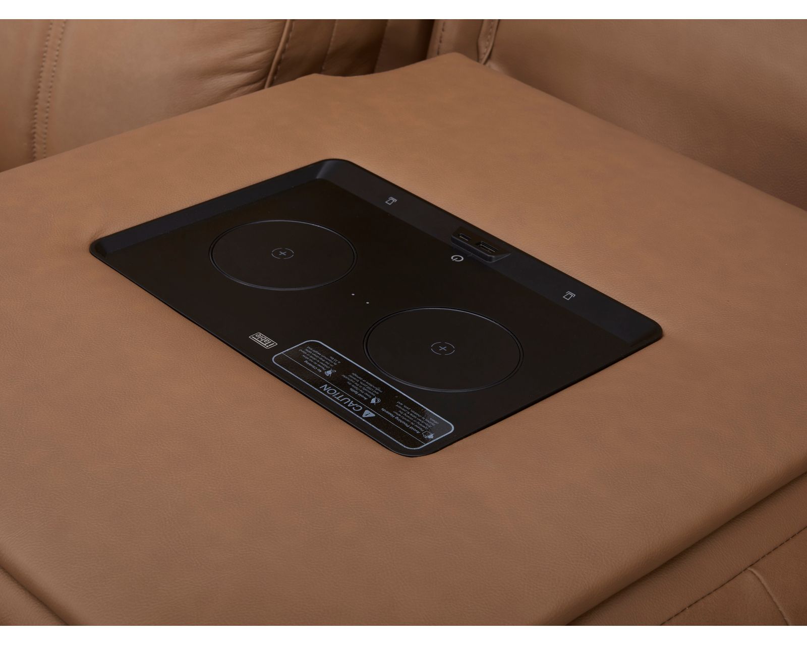 Hudson 463 - Triple Power Zero Gravity Reclining Sofa with Powered Drop Down Table (91") +2 leathers - IN STOCK - I-Table with Wireless Charging, USB and USB-C and Powered Cupholders
