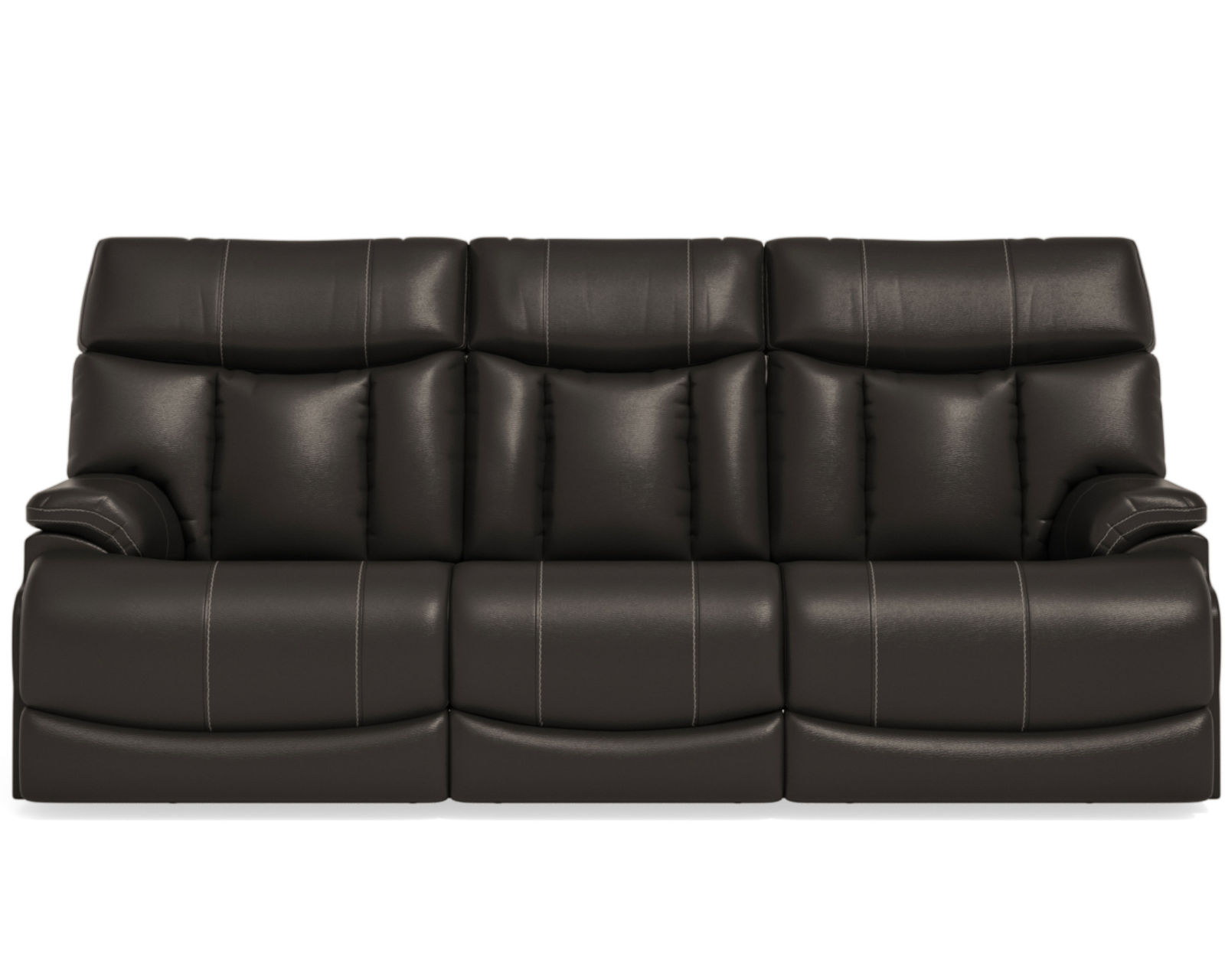 Clive Faux Leather Power Reclining Sofa with Power Headrests and Lumbar (374-00) in stock