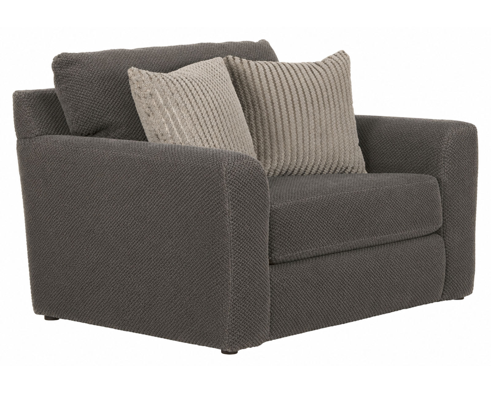 Midwood 89" Sofa (2 colors) includes pillows - Midwood Chair and a Half in Fabric Color Smoke