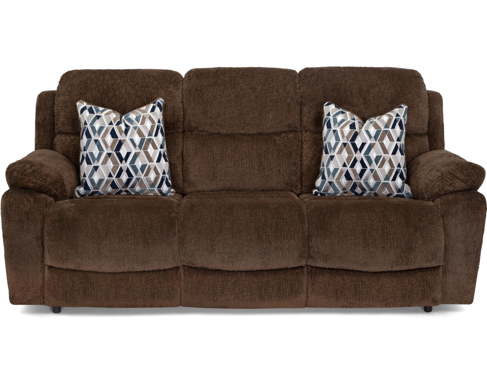 Dayton Rocker Recliner (+2 colors) - Dayton Reclining Sofa in Fudge