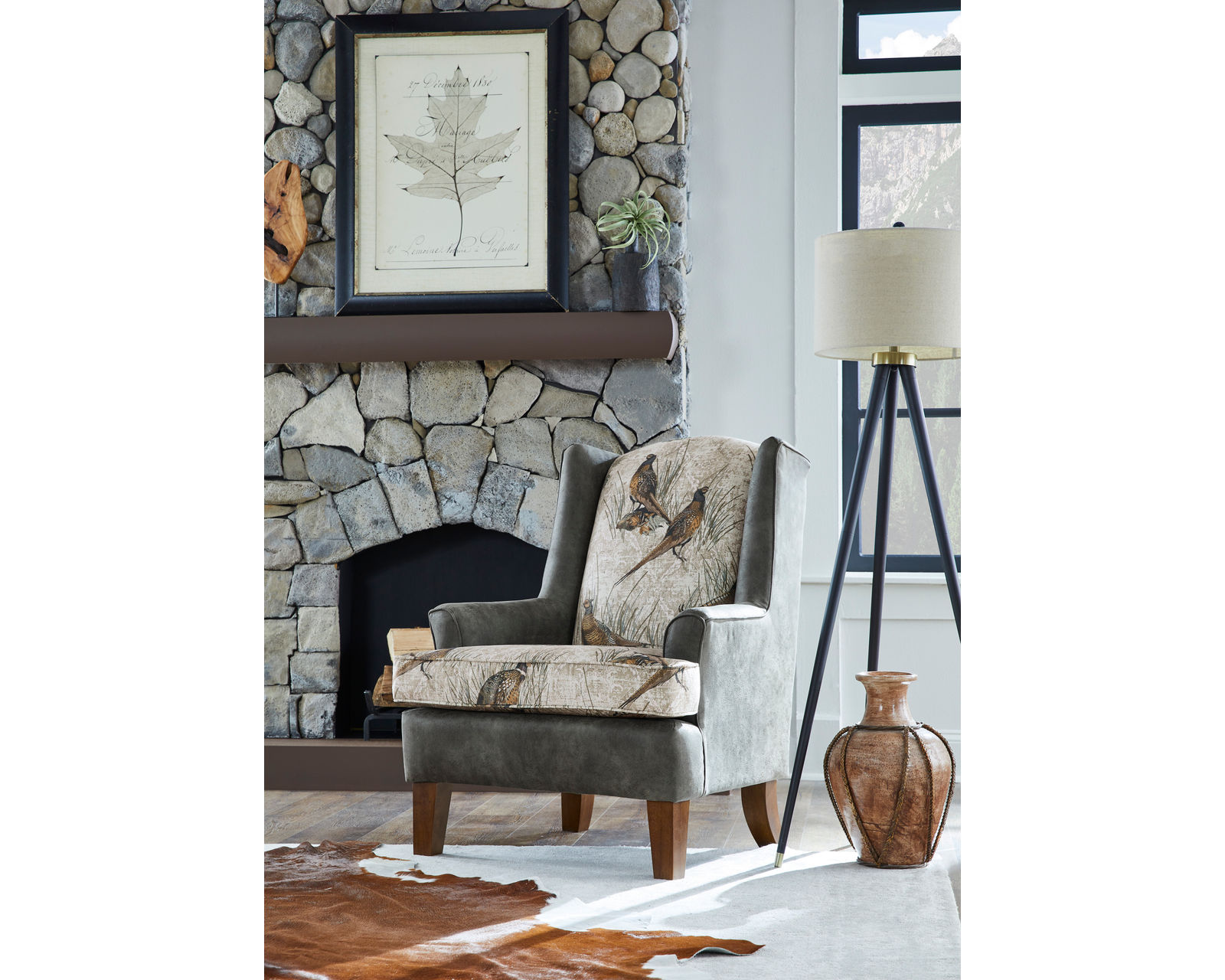 🎣 Andrea Wingback Chair (FS2) - Andrea Wing Back Chair