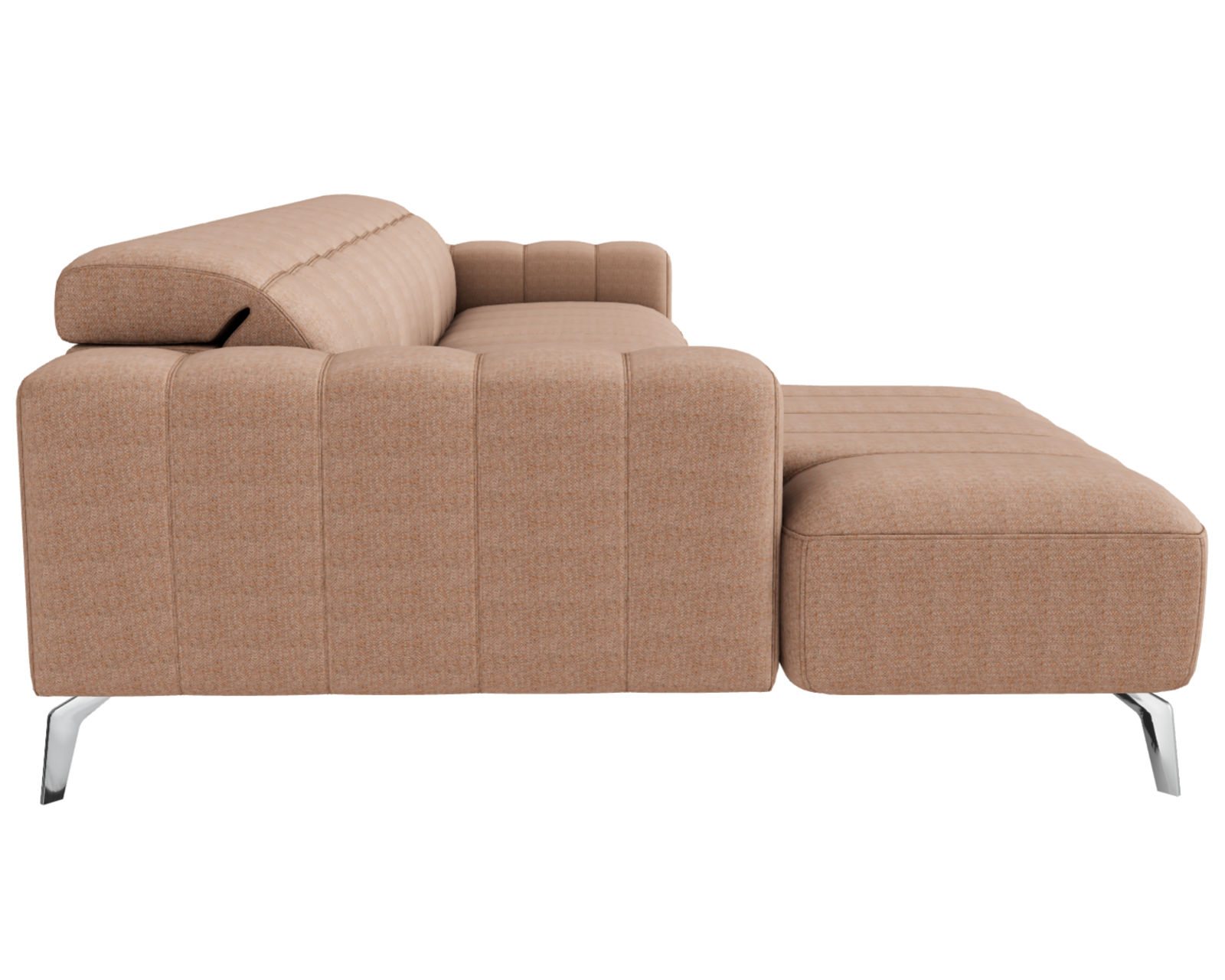 Portento C142 Stationary Sectional (+40 fabrics) - Layout B: Three Piece Sectional 66" x 110"