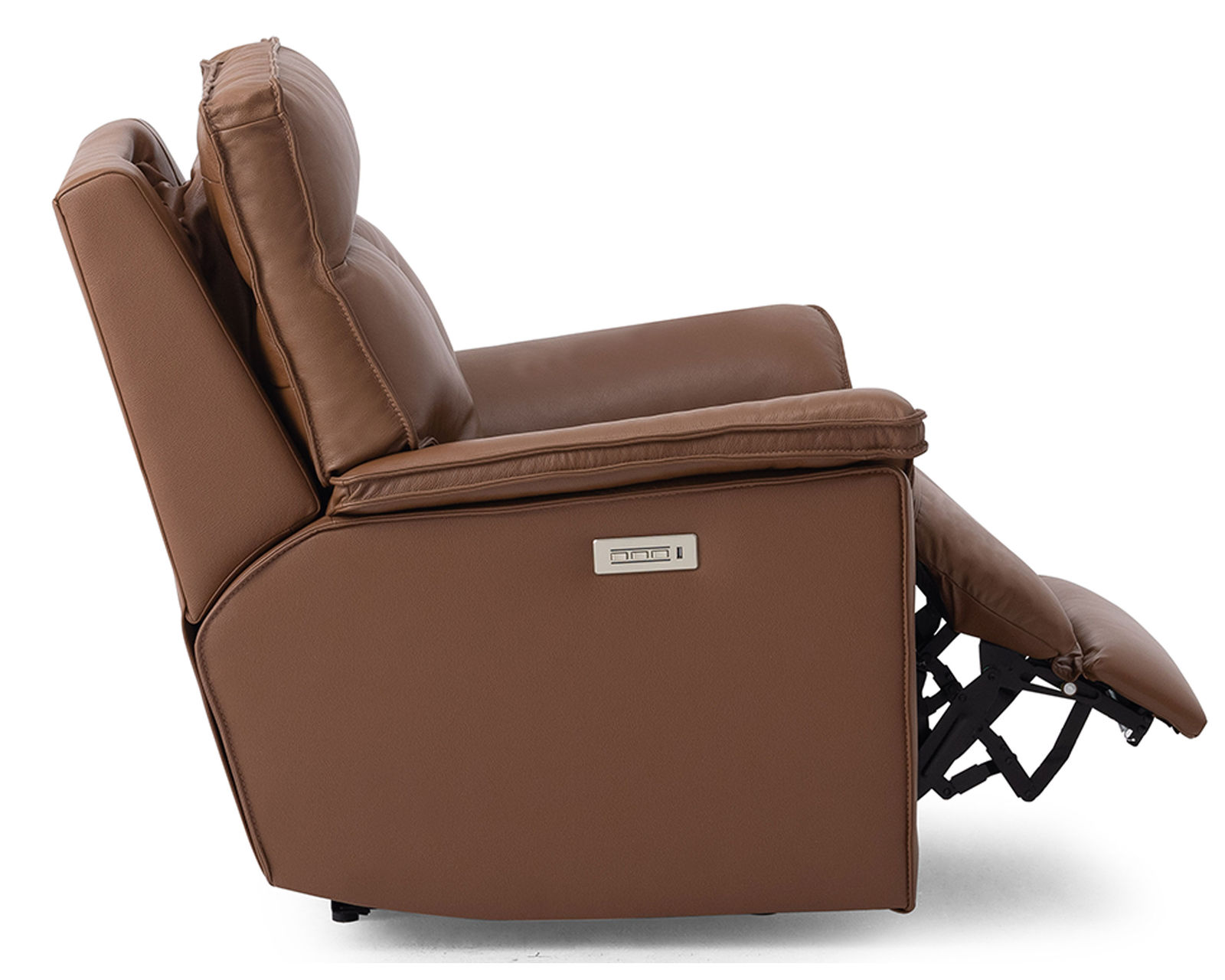 Oakley 41187 Power Headrest Power Wallhugger Recliner (+200 colors) - A double-bolstered back brings a structured look, accented by topstitch details on the back and seat.