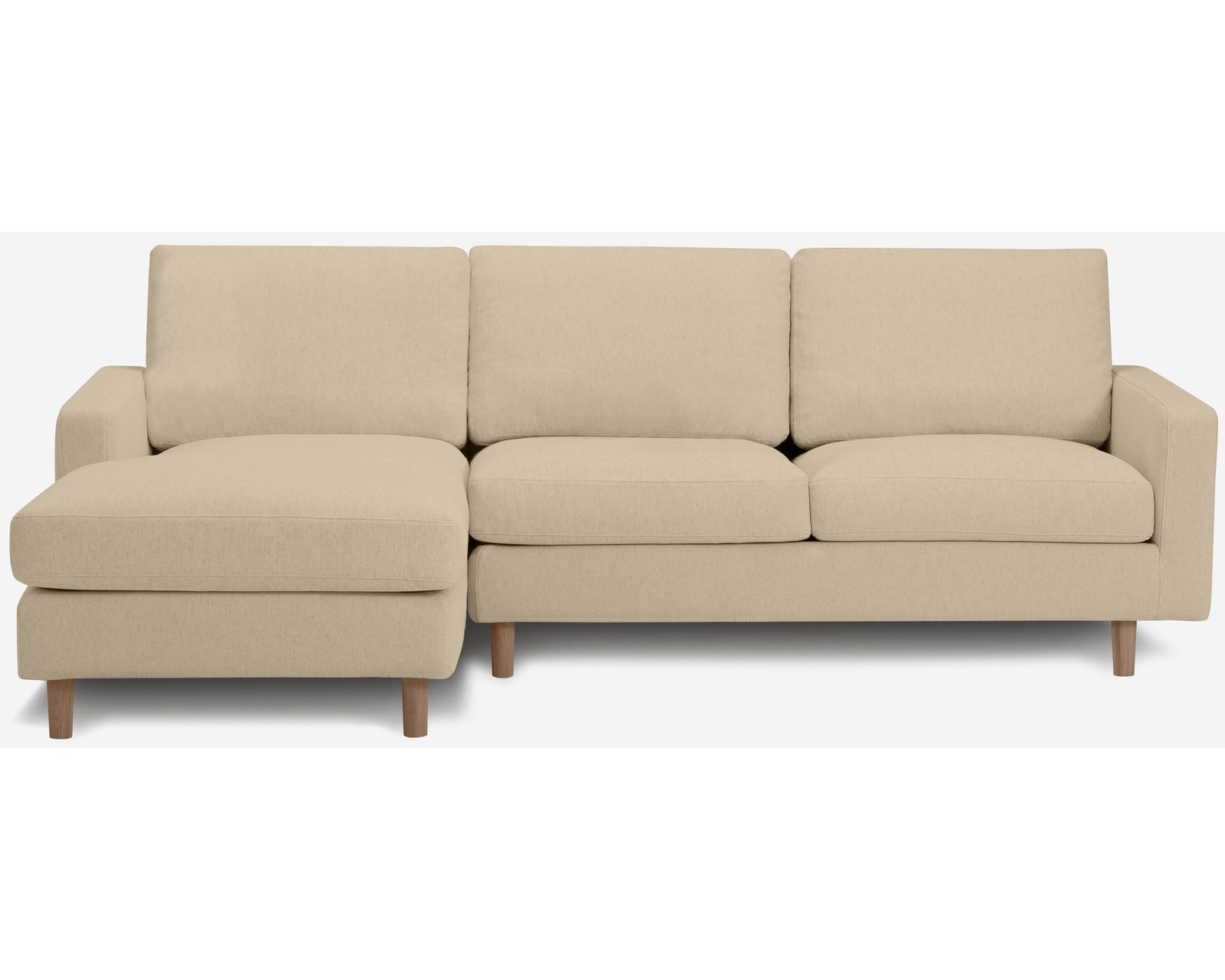 Oscar 77158 Sectional (93" wide - reversible) +50 fabrics - Layout B: Two Piece Sectional 58" x 93"