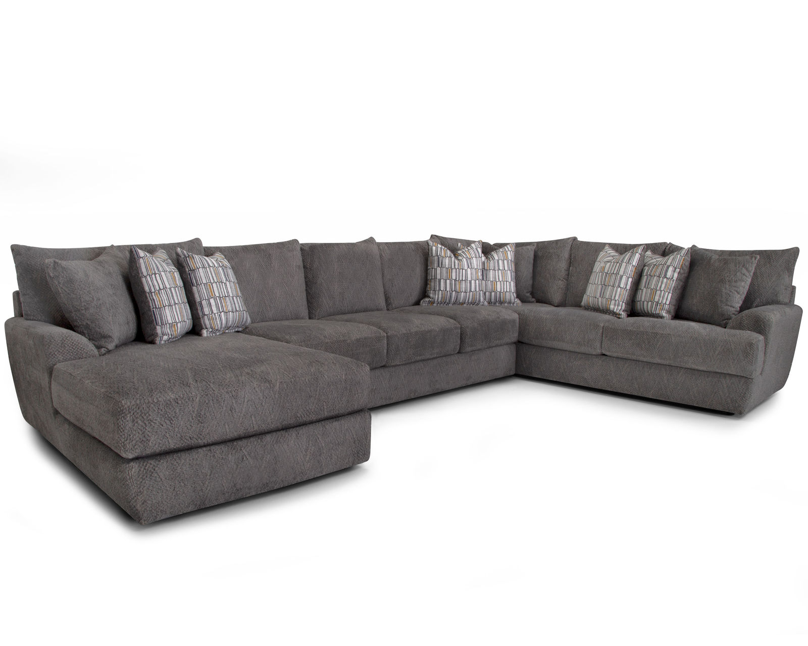 Bennett 945 Stationary Chaise Sectional (Includes Pillows) - Layout B
