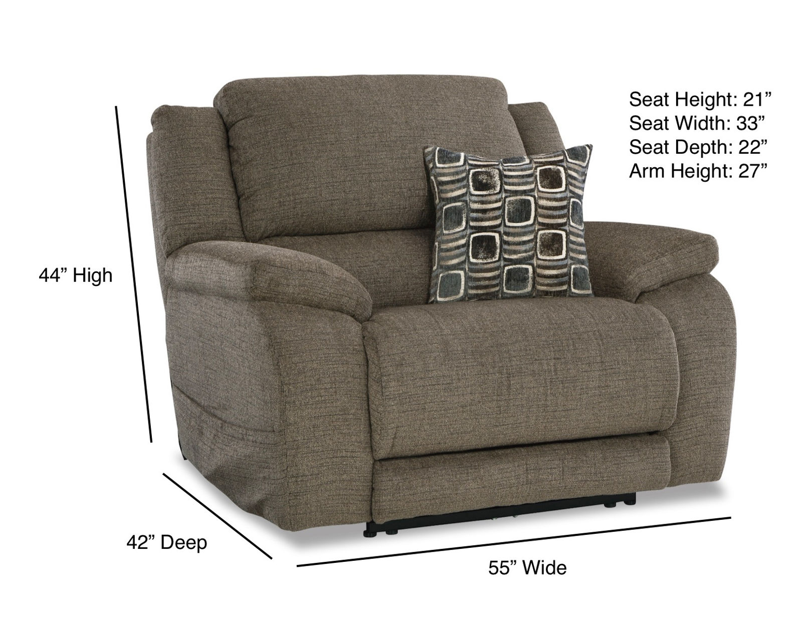 Michael 84" Power Reclining Console Loveseat (In stock) - Michael Triple Power Reclining Chair and Half