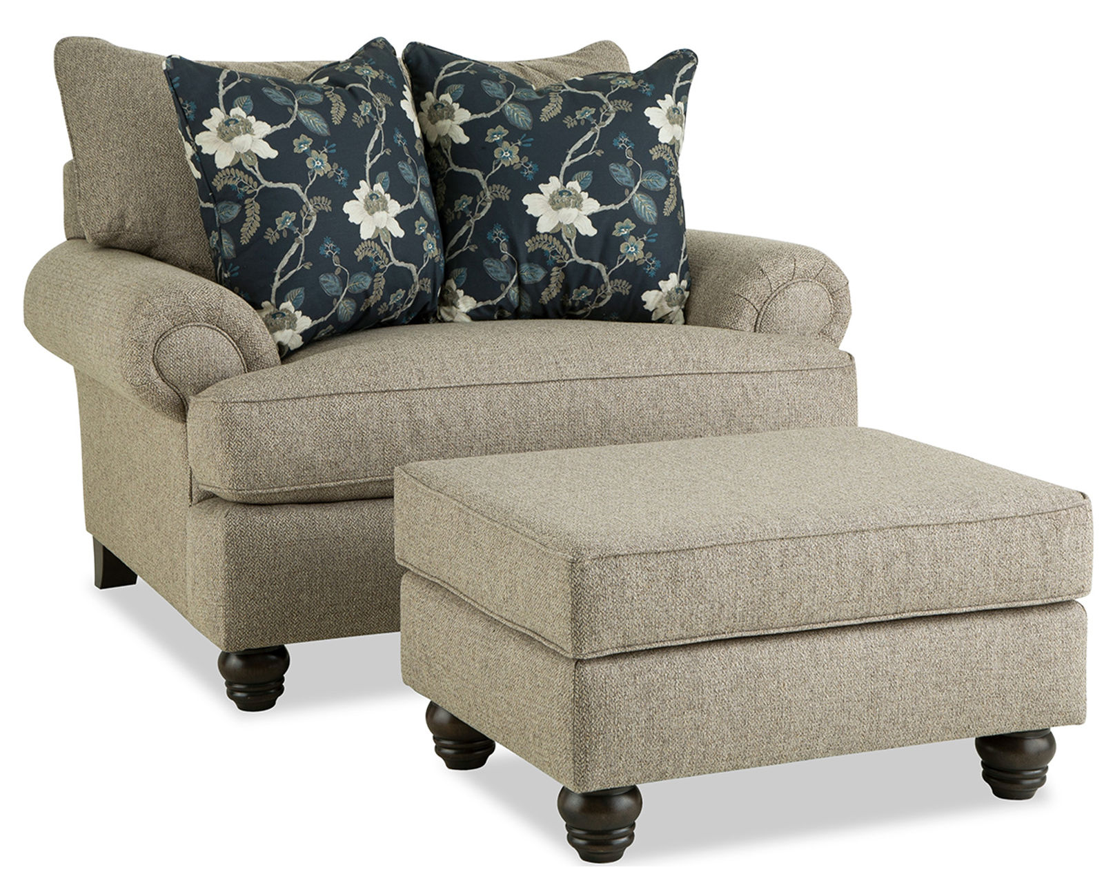 Arlington 7970 Sofa (IN STOCK) 100"  - Arlington Chair and a Half with Ottoman