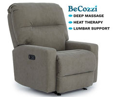 Kenley BeCozzi Triple Power Recliner w/Heat &amp; Massage (+100 fabrics)