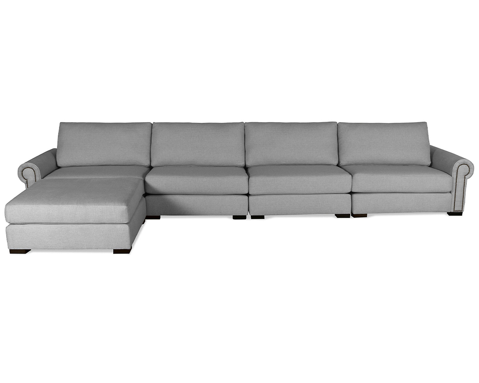  Sylviane 5 Pieces Modular Sectional w/ Chaise Left or Right (Choice of Colors) -  Sylviane 5 Pieces Modular Sectional w/ Chaise Left or Right in Grey