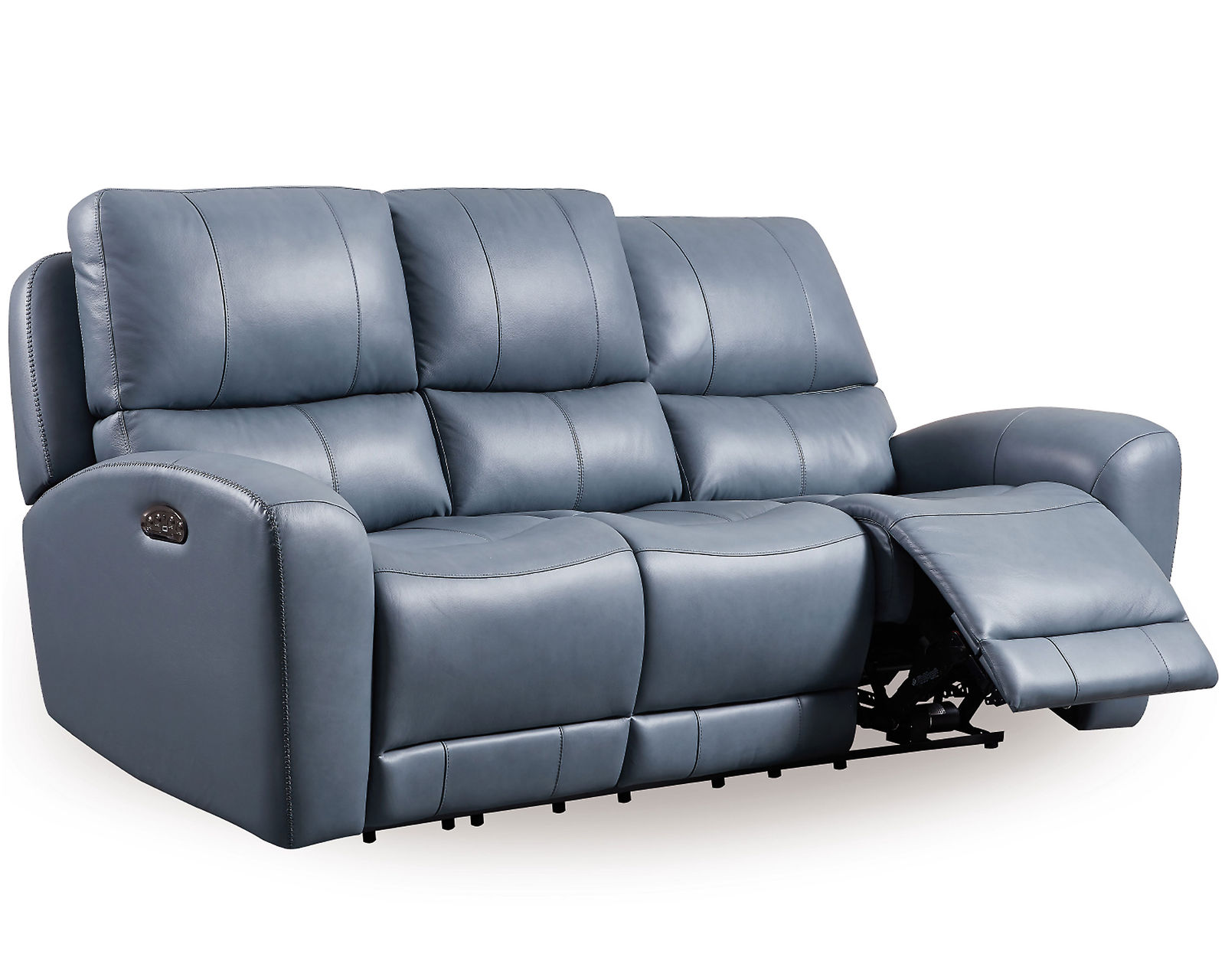 Bel Air Leather Power Headrest Power Reclining Sofa - Bel Air Leather Power Headrest Power Reclining Sofa