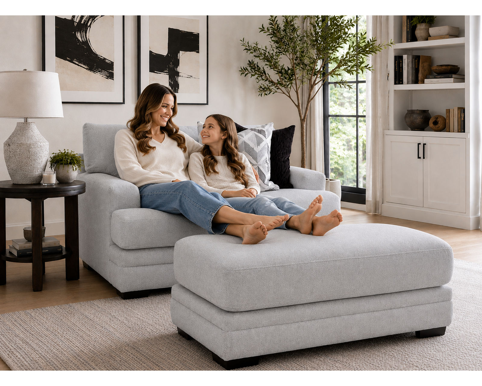 Cleo 99" Sofa with Reversible Chaise (Change the Chaise. Change the Room) - Beautifully Designed Rooms. Effortlessly Yours.