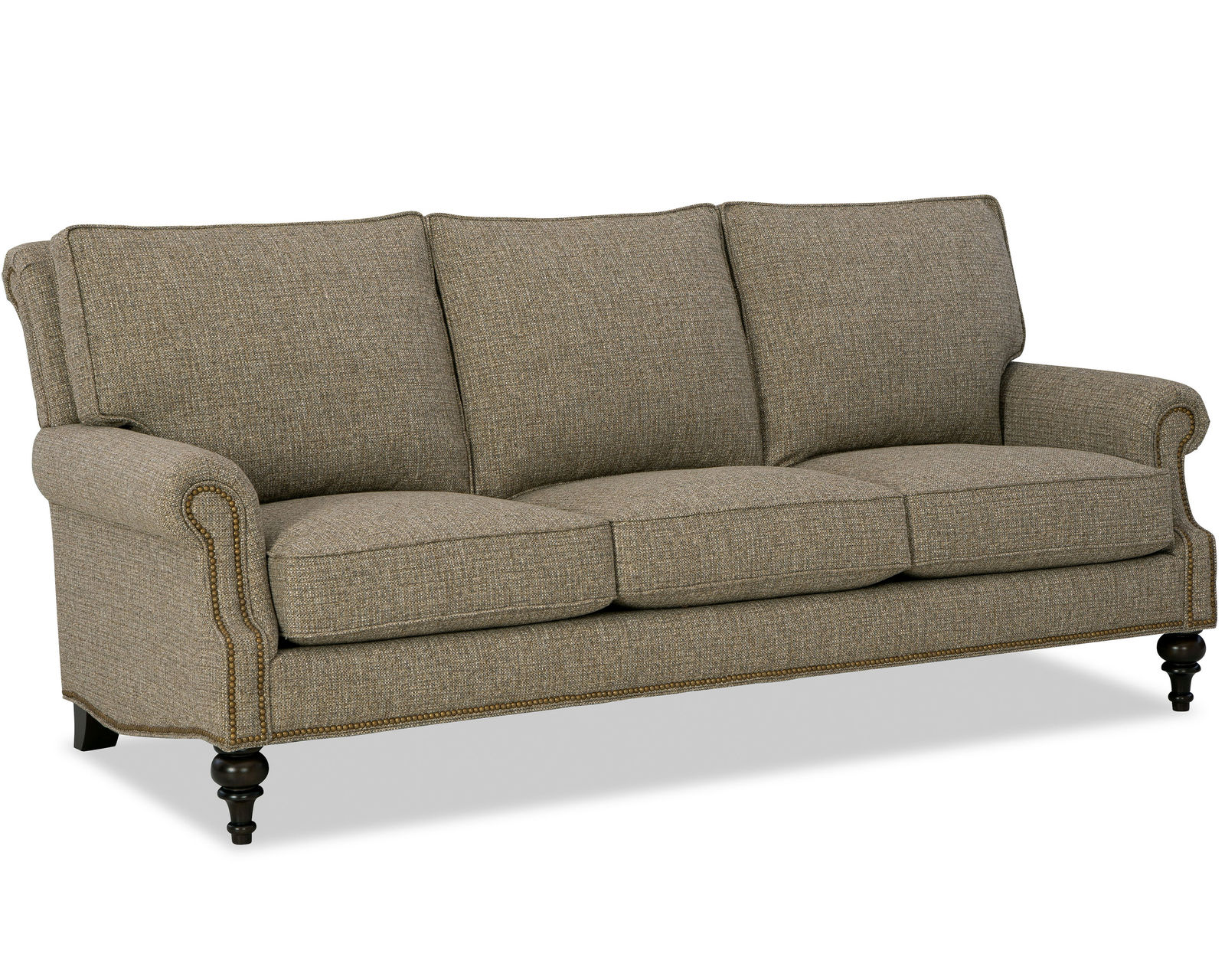 Hyattsville 7482 Sofa (89") (+100 performance fabrics) - Customize the leg wood finish in 10 different colors