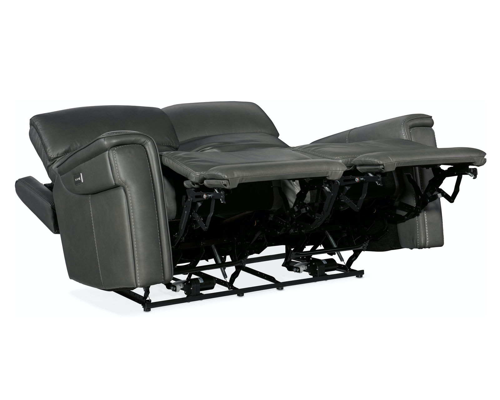 Lyra Zero Gravity Power Loveseat with Power Headrest (Gray) In stock - Lyra also offers adjustable lumbar support