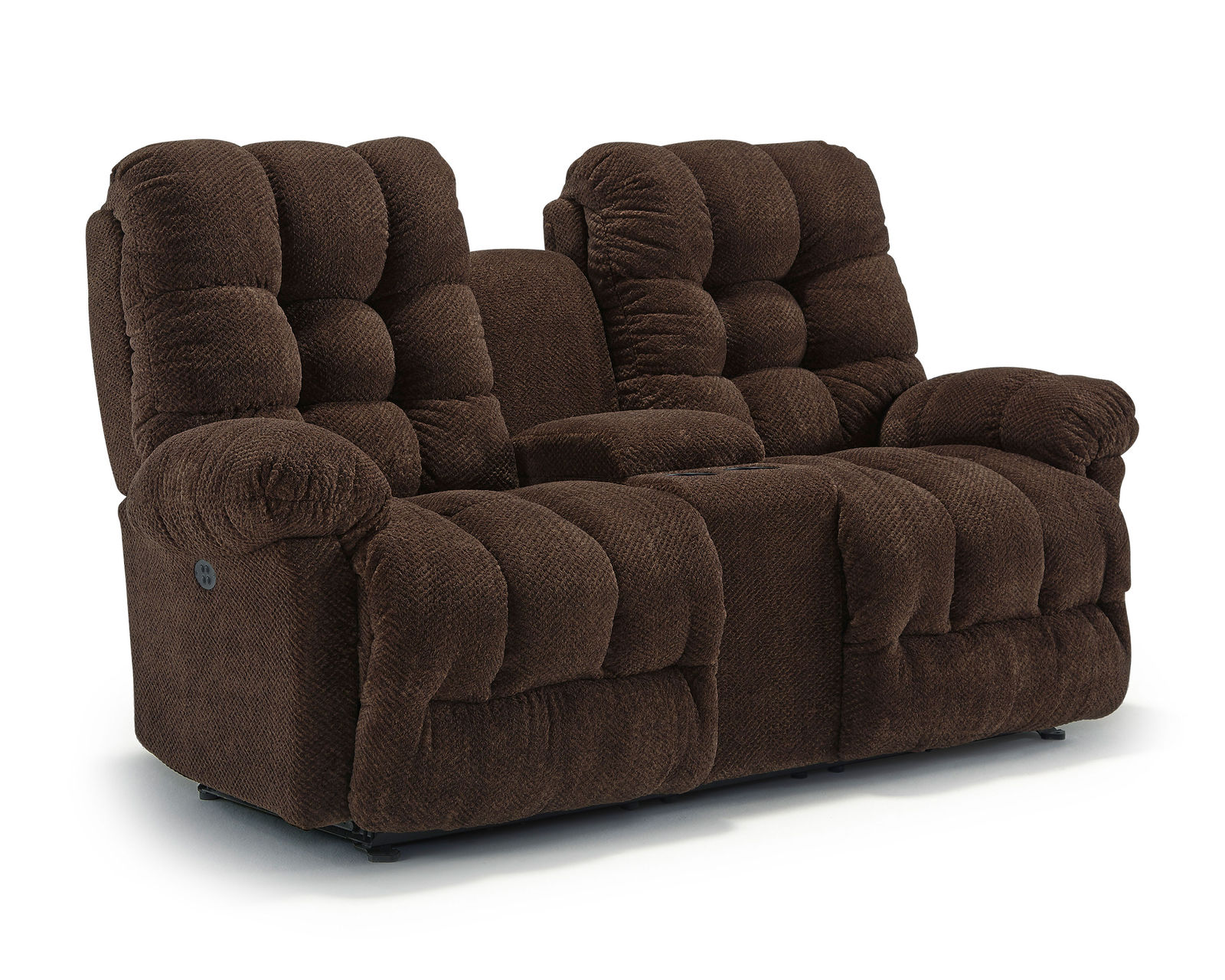 Everlasting Double Reclining Console Loveseat (+100 fabrics)